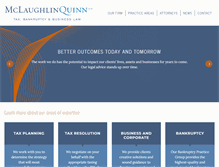 Tablet Screenshot of mclaughlinquinn.com